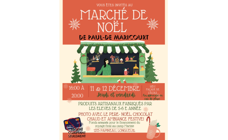Marché de Noël PDM 2025 | La Fabrique à projets